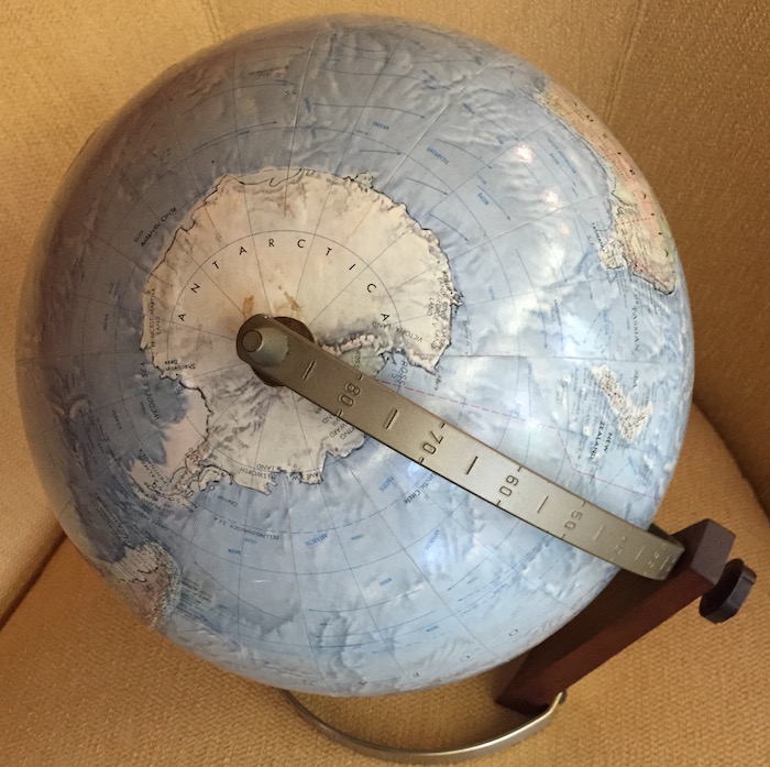 globe antarctica